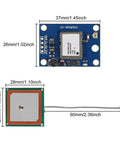 Neo 6M GPS Module Flight Controller With Large Antenna for EEPROM And APM 2.5 Compatible 3V To 5V RS232 TTL 9600 Baud