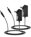 Two 2 Pack 24V Power Supply Adapter for LED Strips and More, shown with 5.5x2.5mm plug and cord, ideal for 3D printers and DIY electronics.