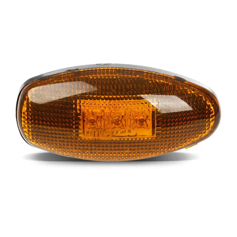 Amber front light of 4 Piece LED Fender Bed Side Marker Lights Set For Sierra And Silverado Dually Trucks 1999-2013 With T10 Plug