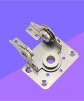 Stainless Steel Dual Axis Torque Hinge For Gate With 360 Degree Rotation Adjustable Damping And Reciprocating Torque Durable Heavy Duty Gate Hardware 1 Piece No Screws Included