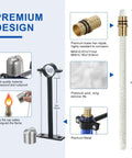 Wine Bottle Torch Kit For Outdoor Patio Lighting Wall Mount Holder With Wick Whiskey Bottle Torches Hardware Kit DIY