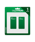 Claro Two Gang Light Switch Cover Plate For Decorator Switches Screwless Wall Plate Satin Snow Finish packaging