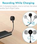 Hidden Camera For Home Security 1080p HD Mini Spy Camera WiFi Wireless Indoor Nanny Cam A10 Plus charging with cable