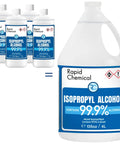 99 Percent Isopropyl Alcohol USP Grade IPA Cleaner And Sanitizer, 4 Pack Of 33.0 Fl Oz Bottles, About 1 Gallon Total, Fast Evaporation, Go To Multipurpose Disinfectant For Home, Lab, Electronics, Auto, 4 bottles