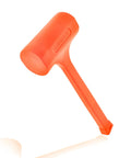 Dead Blow Hammer 4 Lb Mallet With Non Marring Rubber Coating For Wood And Metal Heavy Duty Build Orange Grip Scratch Free Taps
