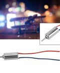 5 Pack Micro Coreless DC Motors 4.5V 32250 RPM High Speed 4x8mm with wire leads for RC drones and mini aircraft projects