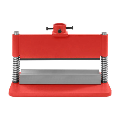 Rugged 12 Inch Press Brake Attachment For Hydraulic Shop Presses With 90 Degree Bend Angle And Heavy Duty 3/16 Inch Sheet Steel Capacity Plus Dual Spring Mechanism For No Sweat Workshop Builds Anywhere