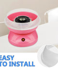 Cotton Candy Machine Guard Cover Enclosure For Portable Mini Candy Makers White Plastic Shield To Prevent Messes And Spills Durable