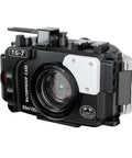 Underwater Housing For Olympus TG-7 With Filter, 60m/195ft Depth Rating, Black, protects against water, humidity, dust, and salt spray