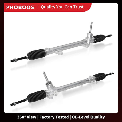 Fresh From The Shelf Manual Steering Rack And Pinion Assembly Direct Drop In For Kia Soul 2014 Through 2019 gas showing 360-degree view.