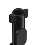 Close-up of black Multi Functional 4 Way Utility Keys For Gas Meter Water Box And Electric Cabinet 2 Pack Panel Keys By Shappy