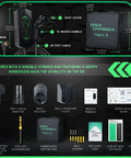 Go-To Portable Level 2 EV Charger With 40 Amp Output, 25ft Cable, 120V To 240V NEMA 14-50, Outdoor EVSE With LED Display kit contents.