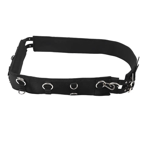 Adjustable Horse Training Surcingle For Ground Driving And Lunging With Secure Buckle, Sturdy Lunge Gear For Ponies, side view