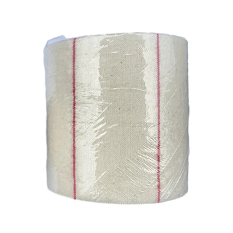Roll of Essential Cotton Camp Cloth That Is Quick And Efficient For Hiking And Camping Gear, packaged with red stripe, 10 cm width