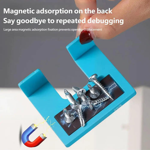 Magnetic Hinge Installation Tool For Cabinets And Doors Quick And Precise Hinge Jig For Jambs And Latches 2mm Alignment Groove