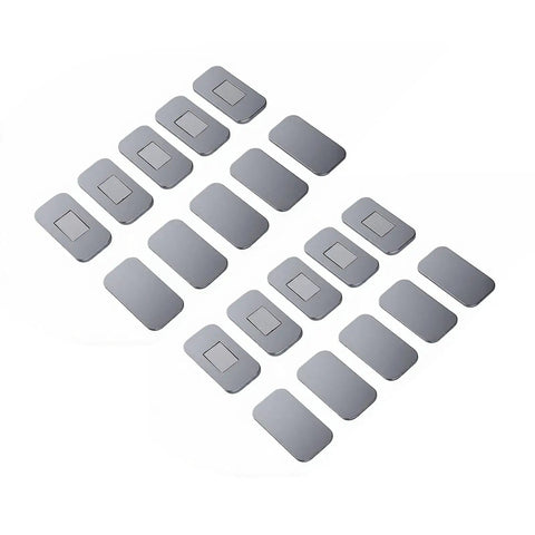 No Drill Magnetic Cabinet Door Catch With Adhesive Backing Stainless Steel Closure Magnet For Kitchen Cabinets 20 Strong Magnets