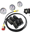 Portable Hydraulic Nitrogen Accumulator Charging Pressure Gauge Tool For Excavators 10 MPa 25 MPa 40 MPa Kit With Inflation Valves
