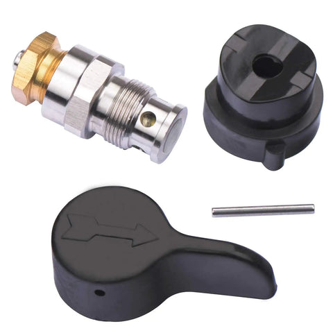 Prime Spray Valve And Drain Valve For Graco Airless Paint Sprayer Replacement Part With Steel Build And Teflon Handle