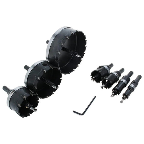 Heavy Duty 17 Mm Tct Hole Saw Drill Bits With Alloy Carbide Cobalt Steel For Cutting Metal Stainless Plates And Iron Like A Boss, hole saw set