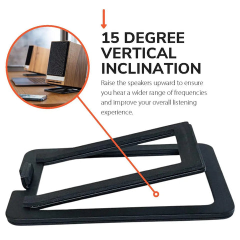 Metal Speaker Stands Pair For Your Desk Setup And Small Bookshelf Speakers Studio Monitors And Gaming