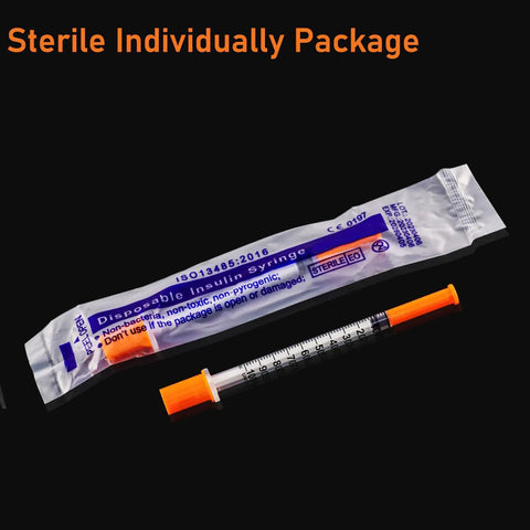 Top Notch 1cc Syringe With Needle 31G 1/4 Inch 6mm Sterile Pack Of 100 For Precise Dosing, Smooth Electro Polished Needle, Easy To Use, Medical Grade, Eco Friendly And Safe, sterile individually packaged syringe