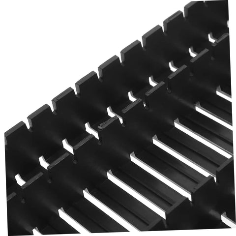 Close-up of Pro Grade 25 Slot Anti Static Circuit Board Rack with stable double ear design for DIY enthusiasts, 47 x 13.8 x 3.6 cm