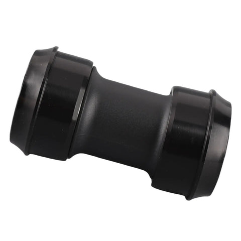 PF30 24mm Press Fit Bottom Bracket For Mountain Bikes With Beefy Aluminum Alloy Body And Sealed Bearings Ultra Lightweight BB For PF30 Frames With Smooth Friction Free Rotation Durable Crankset Part For Trail Ready Rides, black side view
