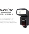TT520II Wireless Speedlite Flash With 433MHz Transmission RT Transmitter 16 Channels Built In Receiver