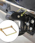 Four Inch Trailer Coupler Pin Kit 10 Pack Beefy Heavy Duty Wire Lock Pins For PTO Shafts And Hitch Assemblies Towing Safety Pin