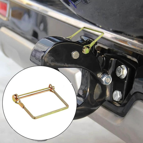 Four Inch Trailer Coupler Pin Kit 10 Pack Beefy Heavy Duty Wire Lock Pins For PTO Shafts And Hitch Assemblies Towing Safety Pin