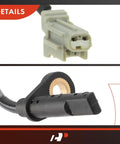 Front Abs Wheel Speed Sensor For 2008-2013 Nissan Rogue Fwd Awd Left Right Side Bullyproof Oem Replace 479101Da1a connector and tip close-up.