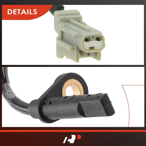 Front Abs Wheel Speed Sensor For 2008-2013 Nissan Rogue Fwd Awd Left Right Side Bullyproof Oem Replace 479101Da1a connector and tip close-up.