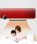 Wall Mounted Space Heater Featuring Thermostatic Remote And Three Speed Modes Kicks Serious Chill For Every Room Eight Hour Timer Provides Built Different Ptc Fast Heating above bed with warm air flow.