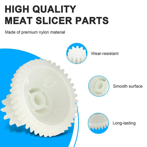 Motor Gear Replacement For Food Slicer FS150 FS-150 FS155 Direct Replacement Part 026599 26599 Easy Install For Quick Meat Slicer Repair No Fuss Easy Fix That Keeps It Running, nylon gear