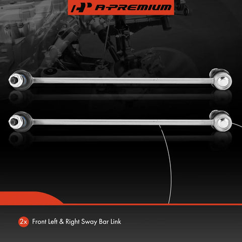 2 Pack Front Sway Bar Links For Hyundai Sonata 2015 2019 And Kia Optima 2016 2020 Gas Only with durable steel links image