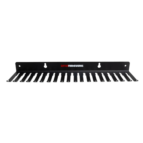 Wall Mount Cable Organizer With 19 Slots For 5 To 9 Mm Cables That Keeps Audio And Computer Cables Neat And Organized Prevents Coiling And Kinks