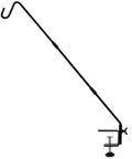 Hella Durable Expandable Deck Hook With A Two Inch Non Slip Railing Mount telescoping pole bracket for hanging flower baskets.