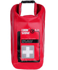 Rugged Outdoor Emergency Kit For Water Sports And Camping Waterproof Top Roll Case with buckles in red