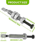 Diagram showing size specifications for 12V Door Pin Switch Pack Of 4 Instantaneous Adjustable Door Latch Switch.