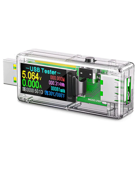 USB 3.0 Power Meter Tester With IPS Color Display Digital Multimeter Style Voltmeter And Current Monitor DC 5.1A 30V 150W