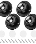 Self Adhesive Caster Wheels 360 Degree Rotating Swivel Castors 1 Inch Steel Universal Wheel Appliance Sliders accessories and screws