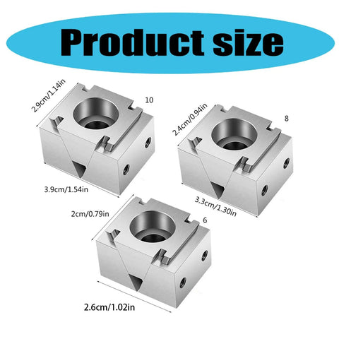 Easy To Use Adjustable Clamp Block For Quick Install And Removal Industrial Clamping Device dimension details in metal material
