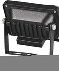 JUDYSSY 10W Led Flood Lights, Dc 12-24V Security Lighting, black aluminum housing with cooling fins, adjustable mount.