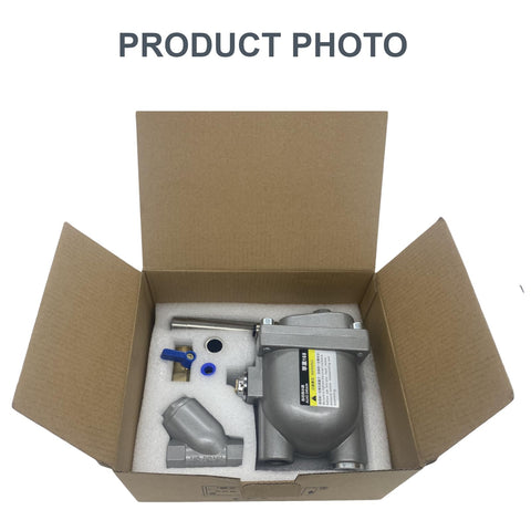 Automatic Drain Valve For Air Compressor G1/2 Inch 1.6 MPa Drainer in box with aluminum parts and fittings
