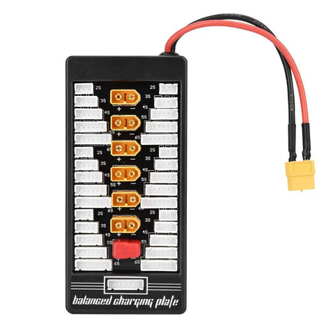 Fast Lane Parallel Charging Board For RC Drones And Racing Models with XT60 connector, balances 2S-6S LiPo batteries