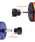 Durable Metal Spur Gear Set 54T 32P With 15T 17T 19T Pinions for Traxxas shown with 3.175mm and 5mm hole details
