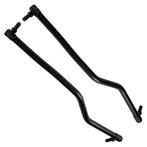 Steering Drag Link Set Left And Right For Husqvarna Lawn Tractors, Heavy Duty Replacement Drag Link Pair Compatible With 2042 LS, LGT2554, LGT2654, GTH2448 T, GTH2454 T, 2748 GLS, 2754 GLS And More, black steel pair
