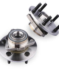 Beefed Up Front Wheel Hub Bearing Pair For Dodge Ram 1500 2002 2003 2004 2005 2006 2007 2008 5 Lug Non ABS Replacement Kit With Heavy Duty Steel Bearings