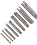 Premium Heavy Duty Screw Extractor Set To Bust Rusted Stripped Bolts And Broken Taps With Ease For Home Repair Projects Or Industrial Jobs Using This Durable High Speed Steel Removal Kit That Gets The Job Done Right, HSS extractors sizes 3/8 to M22