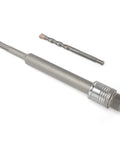 Heavy Duty Hole Saw Arbor Adapter And Drill Rod Connector For Round Shank Electric Hammers with 220mm CRV steel shaft.